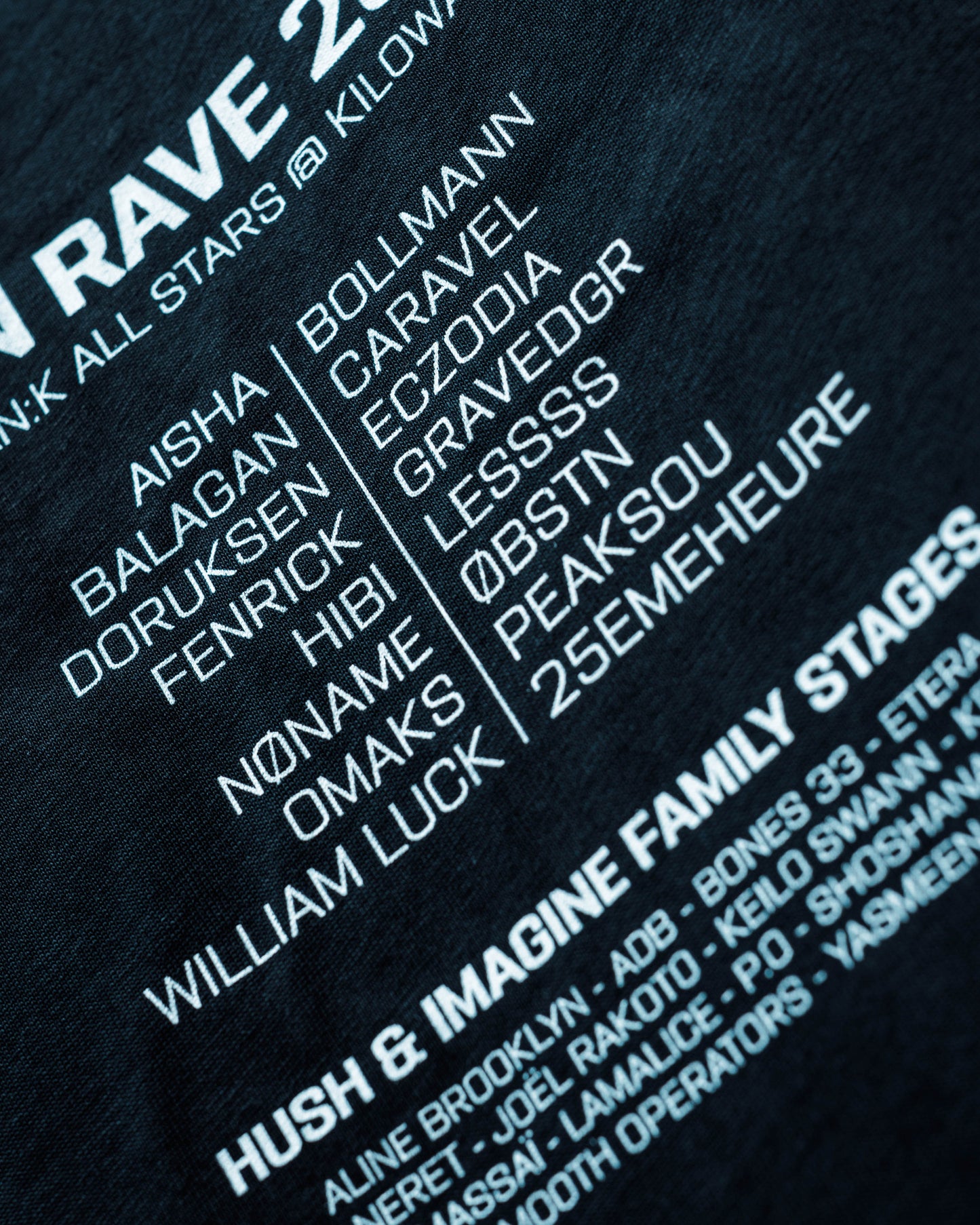 Organïk Open Rave 2025 Collector Shirt