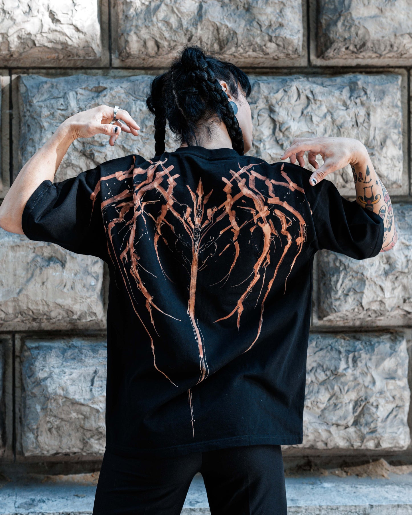 Organïk x Raven Custom Bleached Shirt